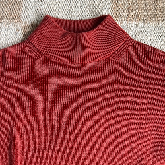 Lululemon Merino Wool-Blend Ribbed Turtleneck Sweater in Cayenne - Picture 2 of 7